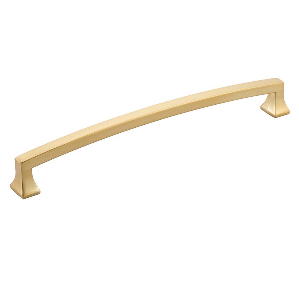 8" Centers Arched Pull in Signature Satin Brass