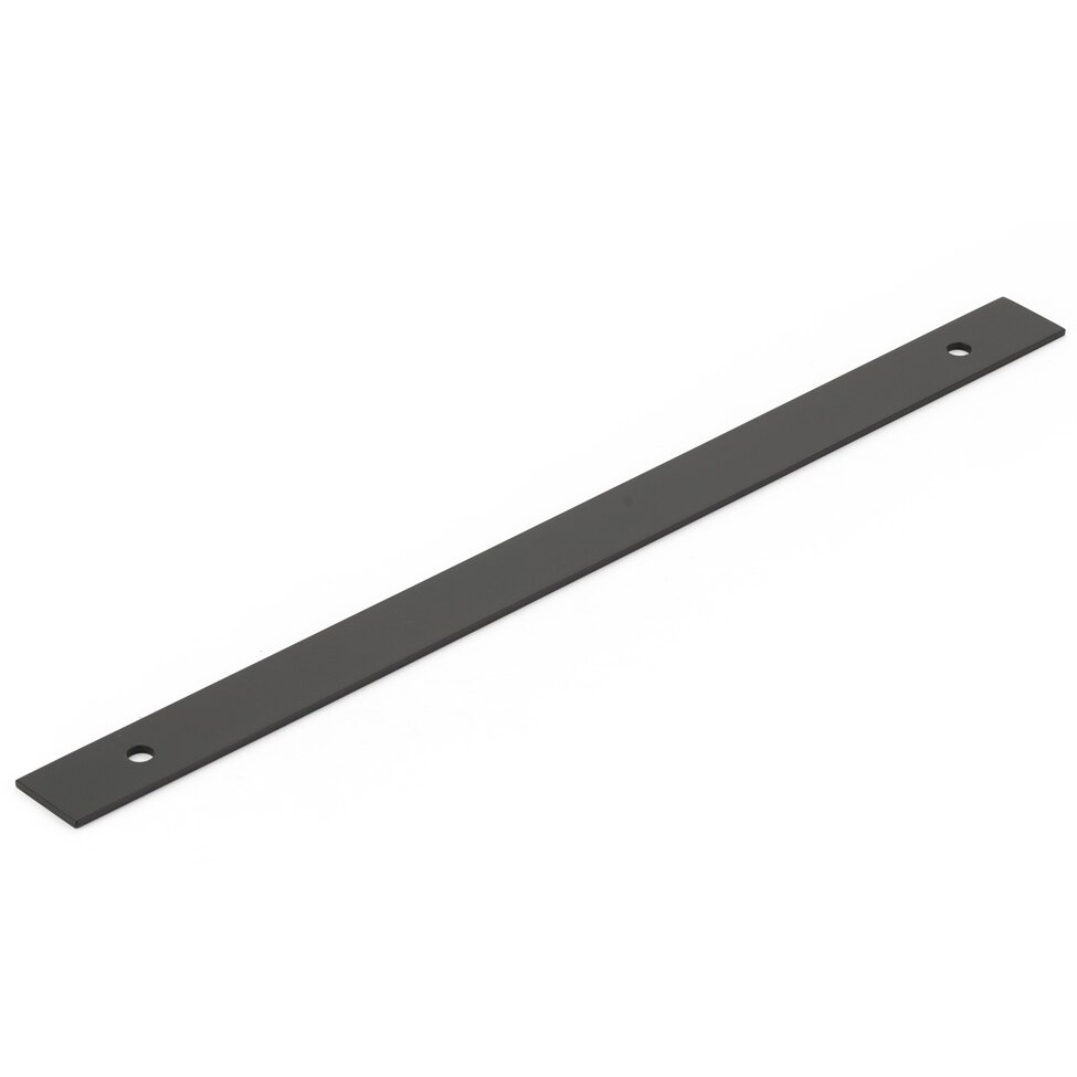 12" Centers Appliance Pull Backplate in Matte Black
