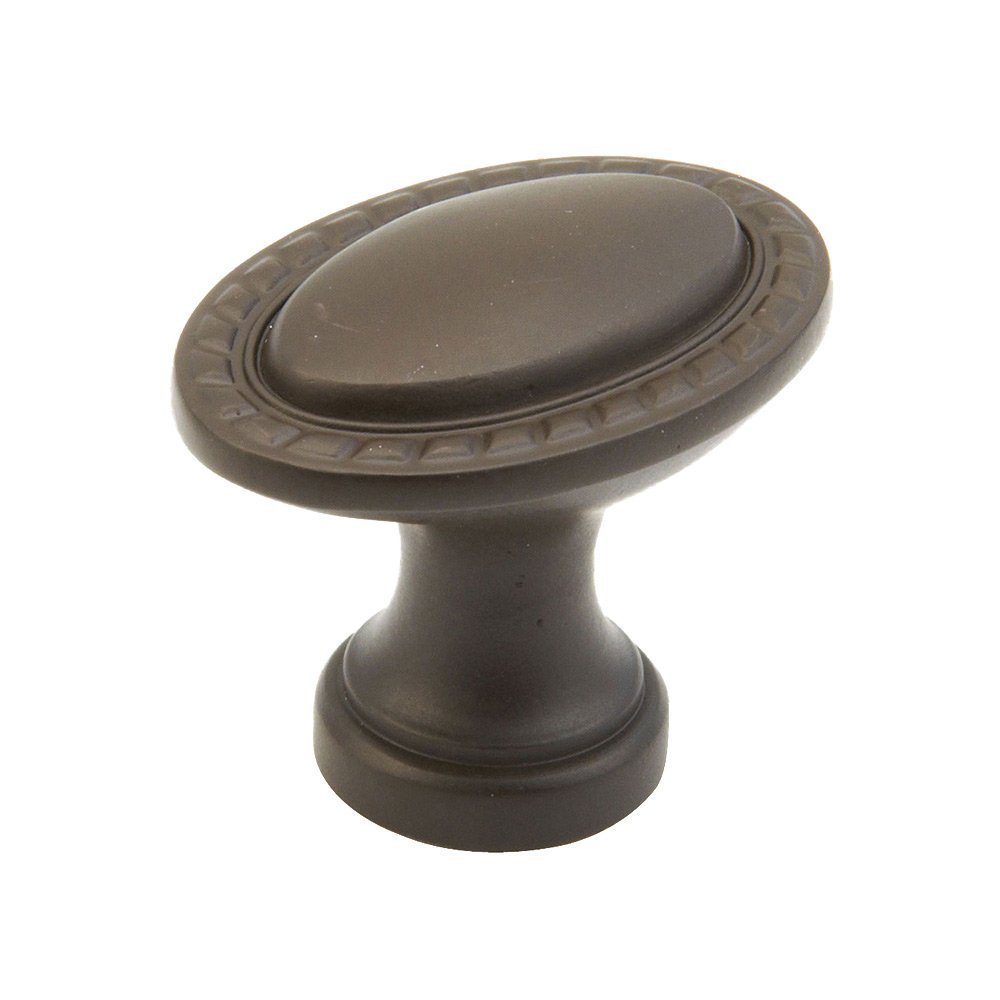 1 3/8" Oval Rope Knob in Oil Rubbed Bronze