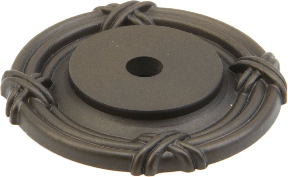 Solid Brass Oil Rubbed Bronze 1 1/2" (38mm) Round Backplate