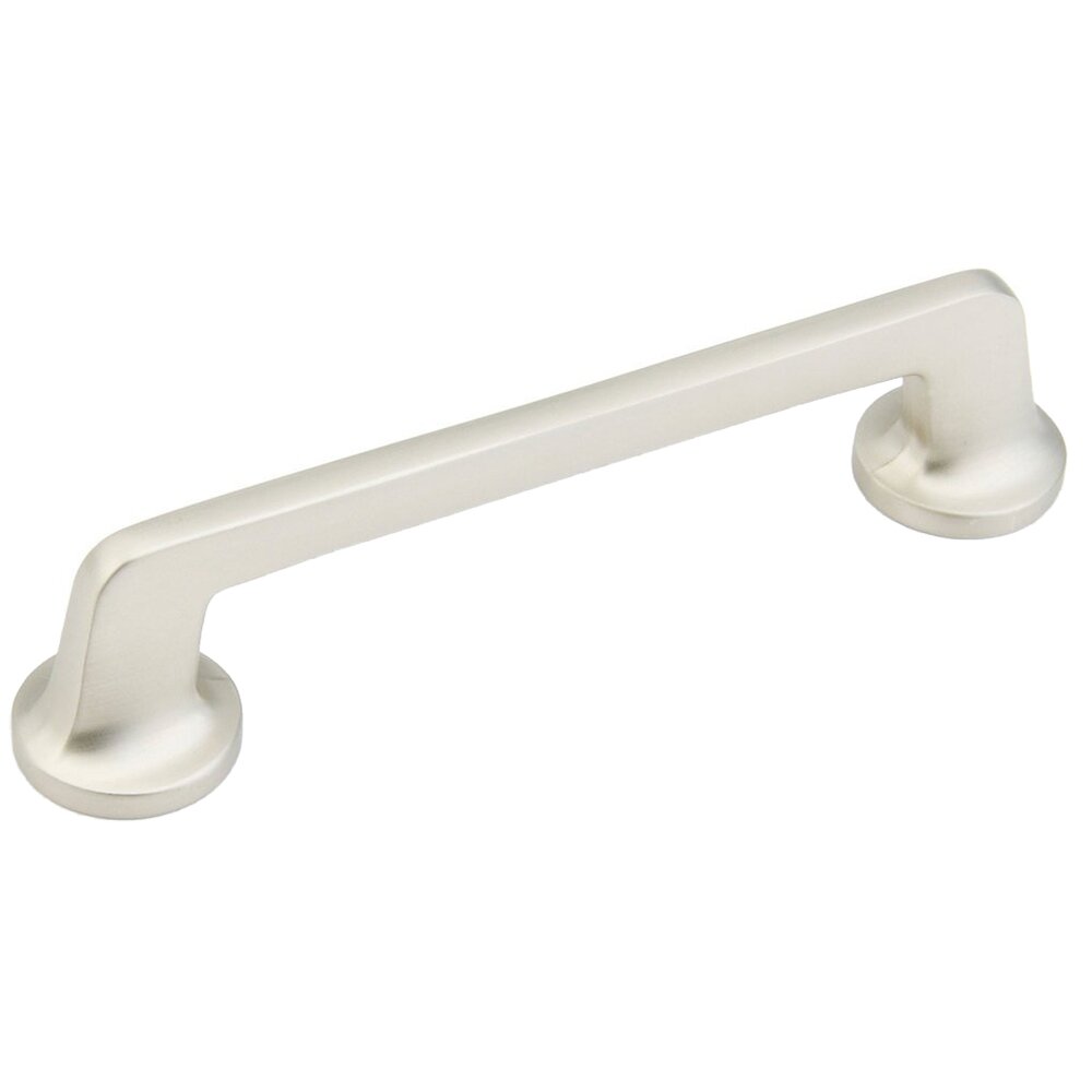 5" Centers Rounded Handle in Satin Nickel