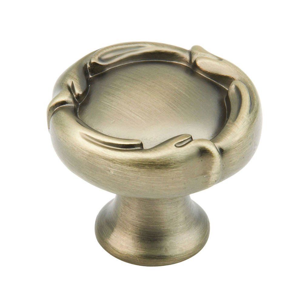 1 3/8" (35mm) Round Knob in Antique Nickel