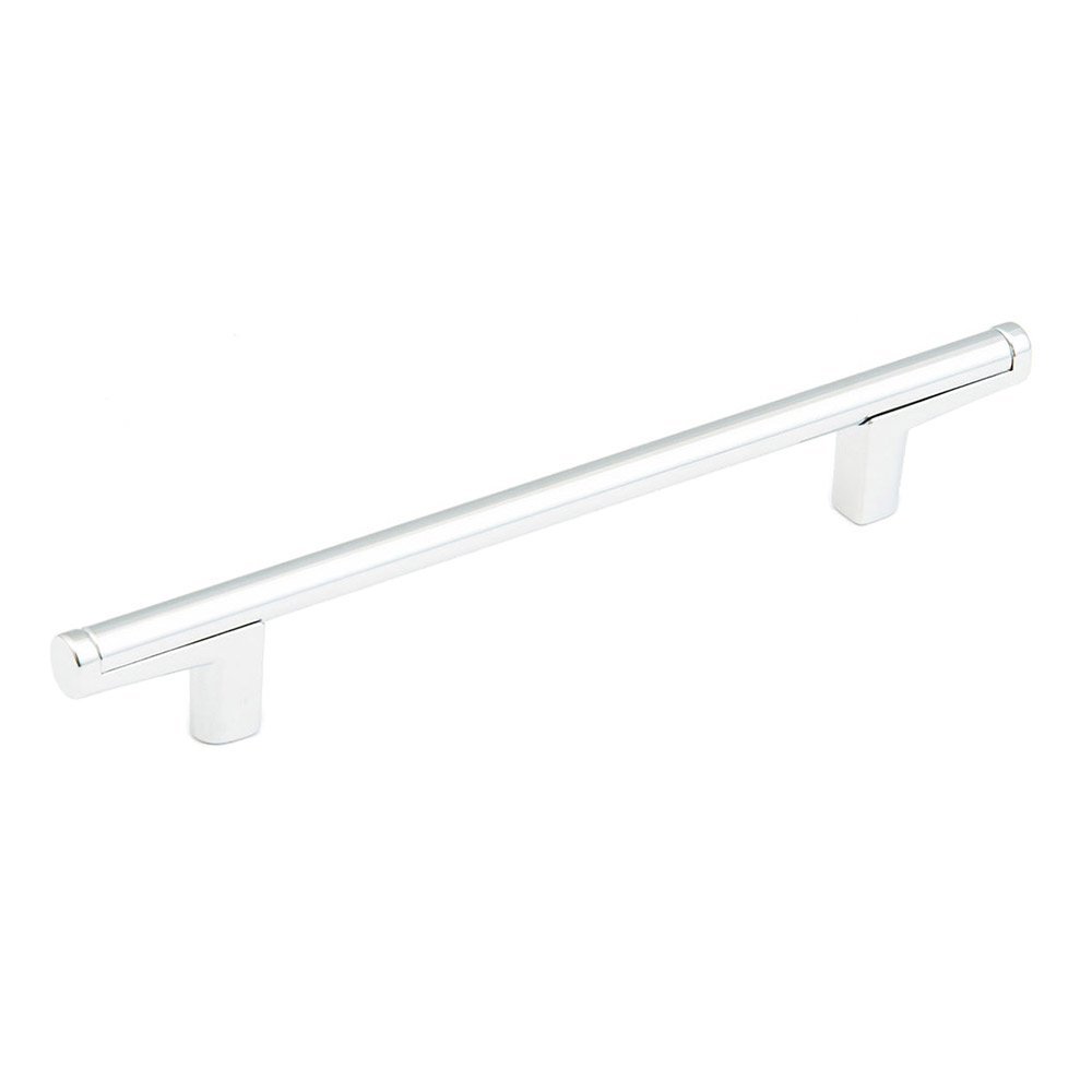 8 7/8" Centers European Bar Pull in Polished Chrome