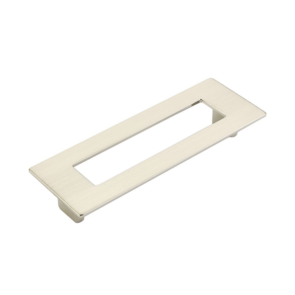 5" Centers Rectangle Pull in Satin Nickel