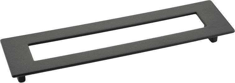 7 1/2" Centers Rectangle Pull in Matte Black