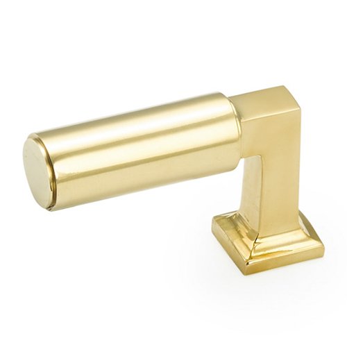 2" Long Finger Pull in Unlacquered Brass