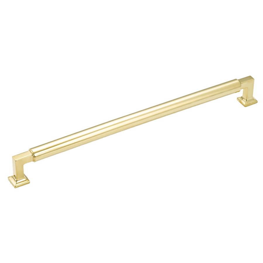 15" Centers Appliance Pull in Unlacquered Brass