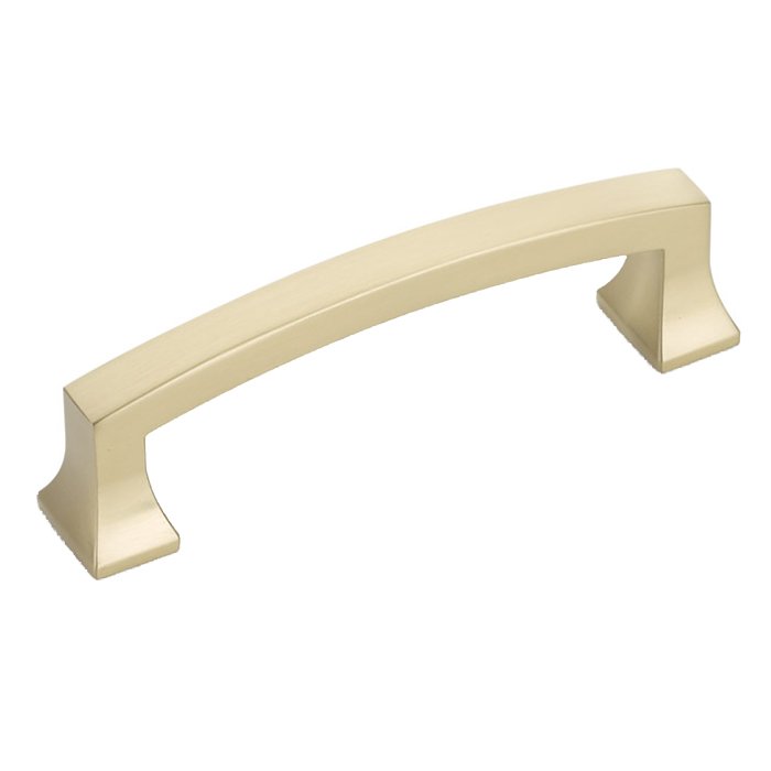 3 1/2" Centers Arched Pull in Signature Satin Brass