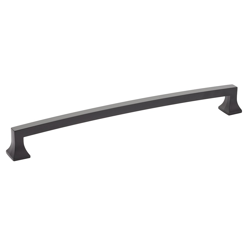 15" Centers Arched Appliance Pull in Matte Black