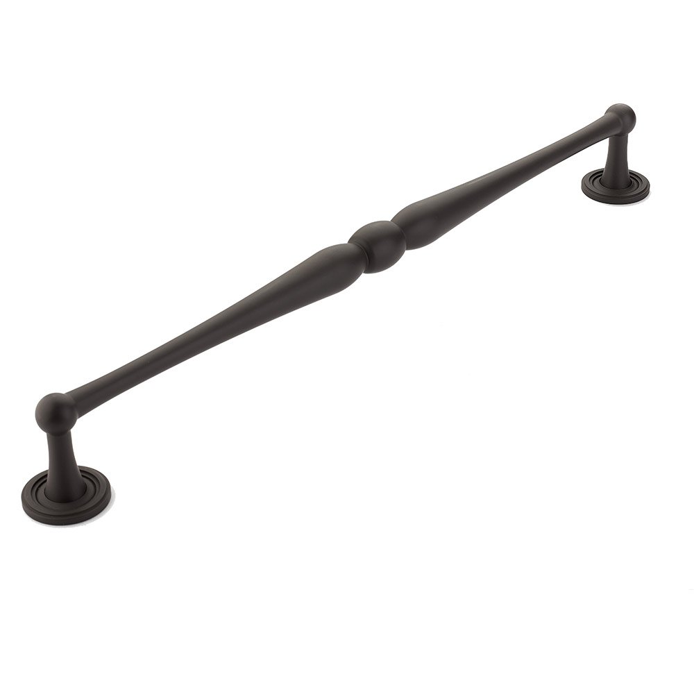 15" Centers Plain Footplate Appliance Pull in Oil Rubbed Bronze