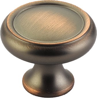 1 1/4" Diameter Knob in Aurora Bronze
