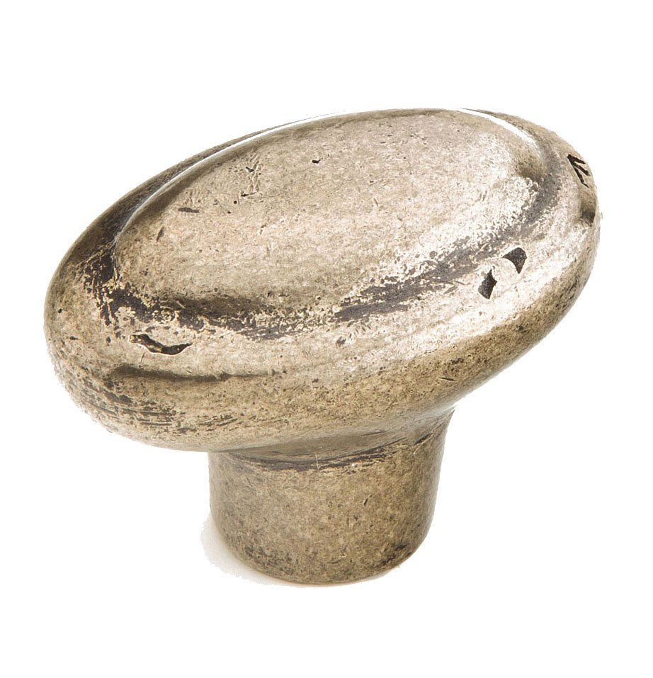 Oval Knob in Italian Nickel