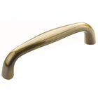 3" Tapered Pull in Antique Brass