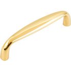 4" Tapered Handle in Polished Brass